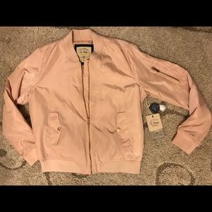 Women’s Blush Bomber Jacket Size Large